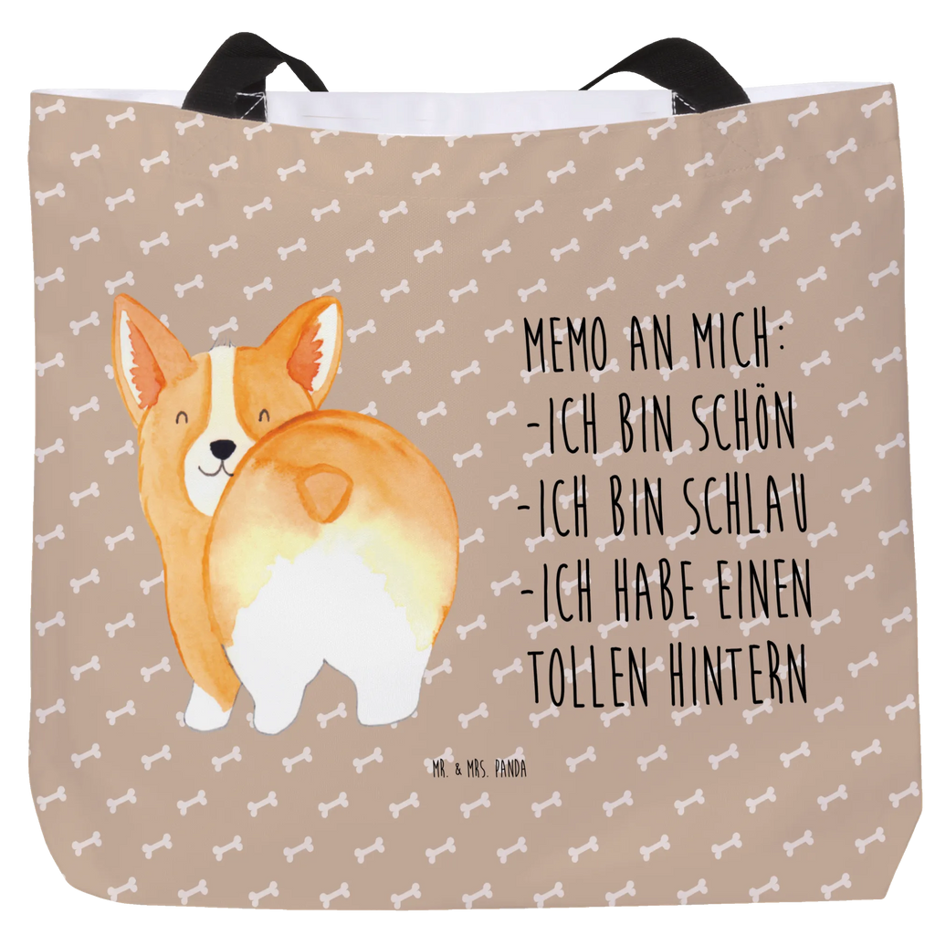Shopper corgi buttocks Strandtasche, Tüte, Schultasche, Stofftasche, Schulbeutel, XL, Alltagstasche, Freizeittasche, Einkaufsbeutel, Einkaufstasche, XXL Tasche, Shopper, Tragebeutel, Schultertasche, Ausflug, Beutel, Hunderasse, Sprüche, Hundemotiv, Tierliebhaber, Hund, Haustier, Hundebesitzer, Selbstliebe, Corgie, Spruch, Motivation, Hundeliebe