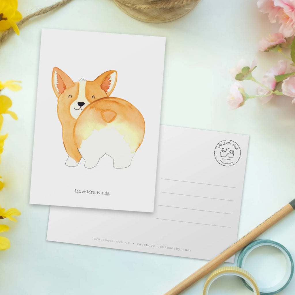 Postcard corgi buttocks Postkarte, Motivkarte, Kunstkarten, Ansichtskarte, Ansichtskarten, Fotokarte, Grußkarte, spruchkarte, Designkarte, einzelkarte, bildkarte, kunstkarte, Postkarten, Hund, Sprüche, Hundebesitzer, Tierliebhaber, Hundemotiv, Haustier, Hunderasse, Corgie, Selbstliebe, Motivation, Spruch, Hundeliebe