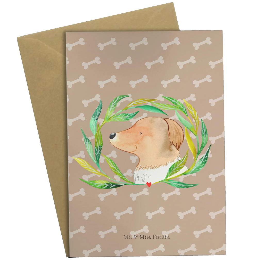 Greetings card Dog Flower Grußkarte, Ansichtskarten, Einladungskarte, Glückwunschkarte, Karte, Hochzeitskarte, Geburtstagskarte, Klappkarte, Hund, Hundemotiv, Haustier, Hunderasse, Tierliebhaber, Hundebesitzer, Sprüche, Hunde, Therapie, Hundeglück, Selbsttherapie, Hundeliebe, Ranke