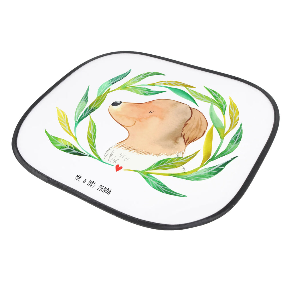 Osłona przeciwsłoneczna do samochodu pies kwiaty Pies, motyw psa, zwierzę domowe, rasa psa, miłośnik zwierząt, właściciel psa, powiedzenia