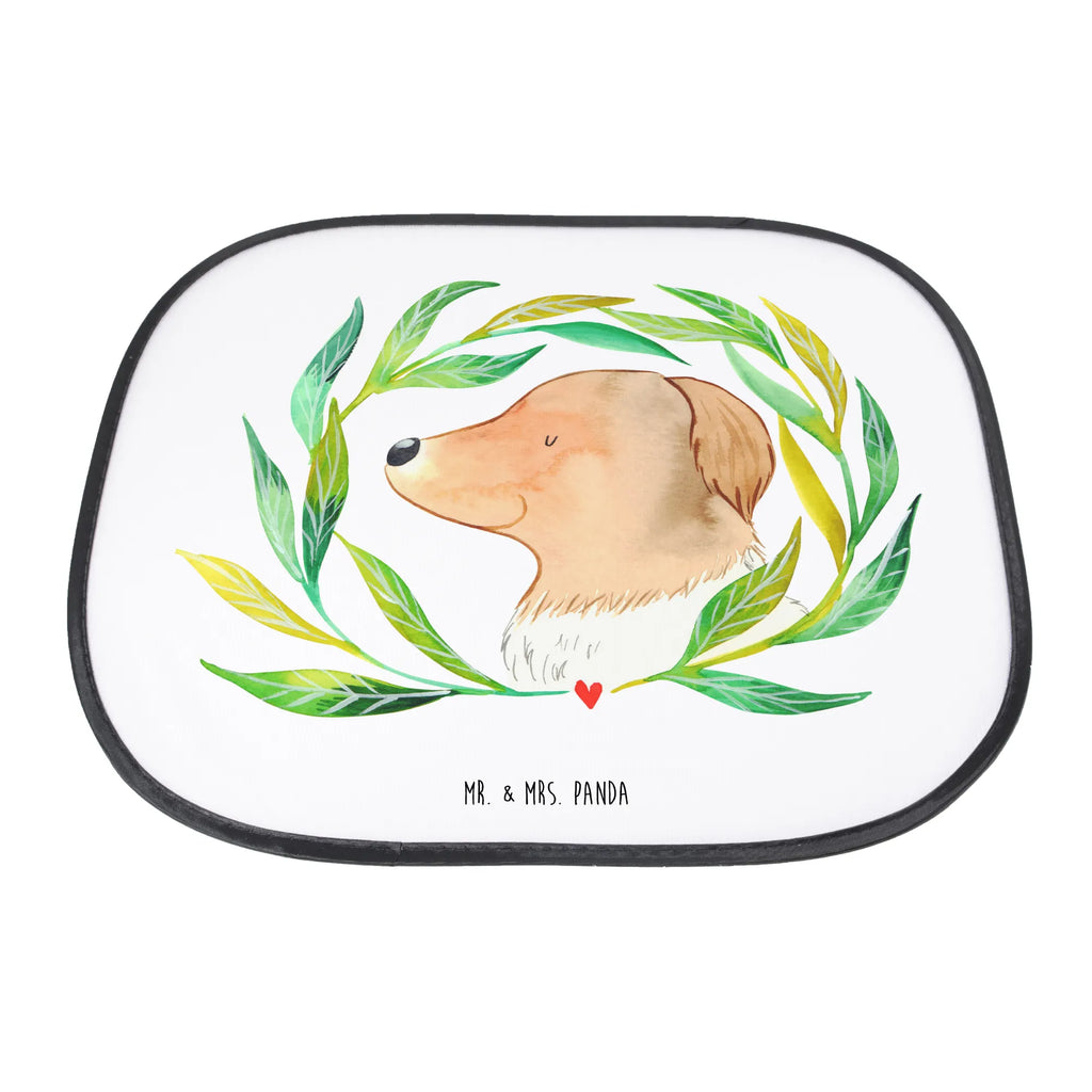 Osłona przeciwsłoneczna do samochodu pies kwiaty Pies, motyw psa, zwierzę domowe, rasa psa, miłośnik zwierząt, właściciel psa, powiedzenia