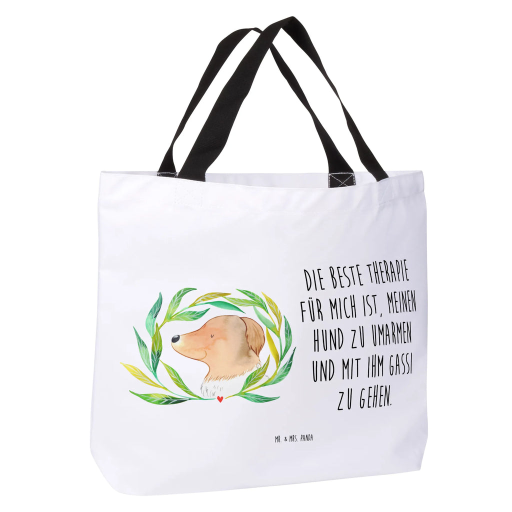 Shopper Hund Blumen Schultasche, Einkaufstasche, Beutel, Alltagstasche, Schultertasche, Shopper, XL, XXL Tasche, Tragebeutel, Stofftasche, Schulbeutel, Freizeittasche, Einkaufsbeutel, Tüte, Strandtasche, Ausflug, Sprüche, Hund, Hundebesitzer, Hunderasse, Haustier, Tierliebhaber, Hundemotiv, Hunde, Therapie, Hundeglück, Ranke, Hundeliebe, Selbsttherapie