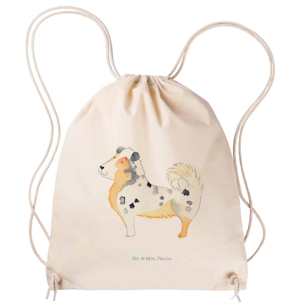 Drawstring bag Dog Australia Shepherd sports bag, gym bag, carrier bag, bag, hipster, jute bag, dog, mutt, hound, woof, dog mama, dog breed, love dogs, love for dogs, dog decorative items, bag with dog print, funny gifts for dog owners, what do you give a dog lover, Christmas gifts for dogs, gifts for dogs, dog sayings, Sayings, Family dog, Saying, Shepherd, Dog, Australia Shepherd, Dog love