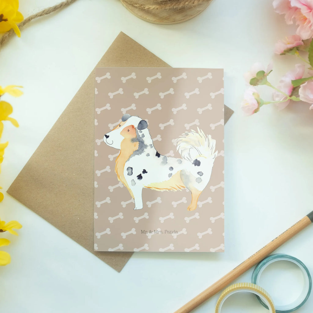 Grußkarte Australien Shepherd Geburtstagskarte, Grußkarte, Hochzeitskarte, Klappkarte, Ansichtskarten, Karte, Glückwunschkarte, Einladungskarte, Hund, Hundemotiv, Haustier, Hunderasse, Tierliebhaber, Hundebesitzer, Sprüche, Australien Shepherd, Familienhund, Hundeliebe, Spruch, Shepherd