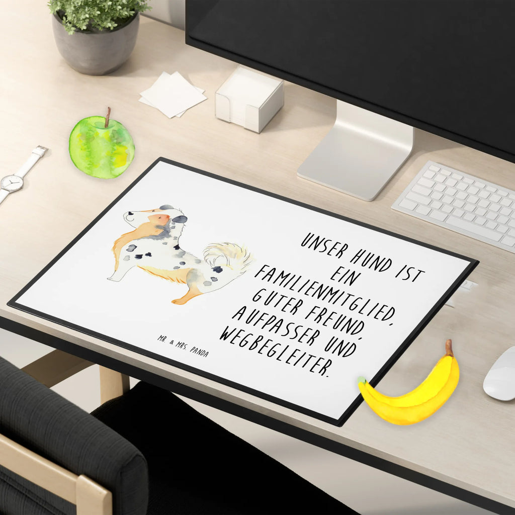 Schreibtischunterlage Australien Shepherd Schreibtischunterlage Groß, Schreibwaren, Schreibunterlage, Bürobedarf, Schreibtischauflage, Büroartikel, Schreibtisch Unterlagen, Hund, Hundemotiv, Haustier, Hunderasse, Tierliebhaber, Hundebesitzer, Sprüche, Familienhund, Australien Shepherd, Shepherd, Hundeliebe, Spruch