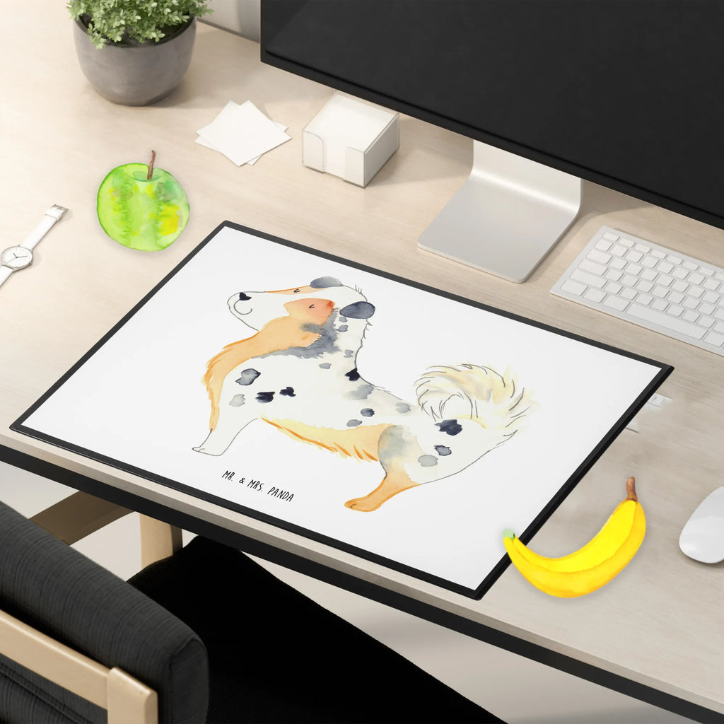 Schreibtischunterlage Australien Shepherd Schreibtischunterlage Groß, Schreibwaren, Schreibunterlage, Bürobedarf, Schreibtischauflage, Büroartikel, Schreibtisch Unterlagen, Hund, Hundemotiv, Haustier, Hunderasse, Tierliebhaber, Hundebesitzer, Sprüche, Familienhund, Australien Shepherd, Shepherd, Hundeliebe, Spruch