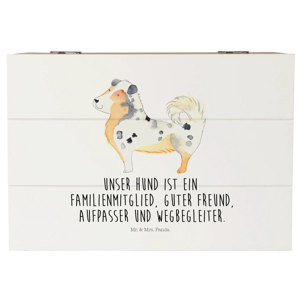 Holzkiste Australien Shepherd Dekokiste, Kiste, Geschenkdose, Geschenkbox, Holzkiste, Erinnerungsbox, Schatulle, Schatzkiste, XXL, Truhe, Erinnerungskiste, Aufbewahrungsbox, Hund, Hundemotiv, Haustier, Hunderasse, Tierliebhaber, Hundebesitzer, Sprüche, Familienhund, Australien Shepherd, Shepherd, Hundeliebe, Spruch
