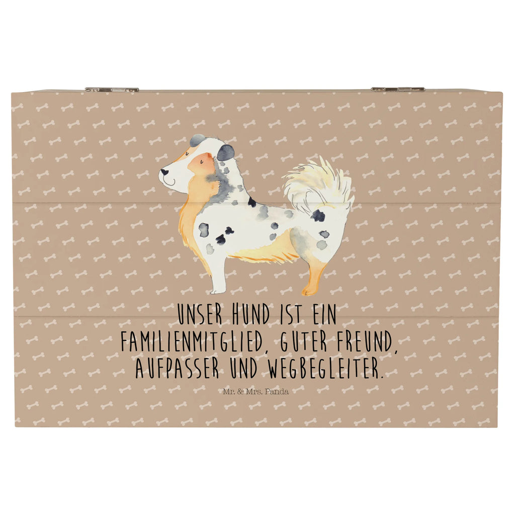 Holzkiste Australien Shepherd Dekokiste, Kiste, Geschenkdose, Geschenkbox, Holzkiste, Erinnerungsbox, Schatulle, Schatzkiste, XXL, Truhe, Erinnerungskiste, Aufbewahrungsbox, Hund, Hundemotiv, Haustier, Hunderasse, Tierliebhaber, Hundebesitzer, Sprüche, Familienhund, Australien Shepherd, Shepherd, Hundeliebe, Spruch