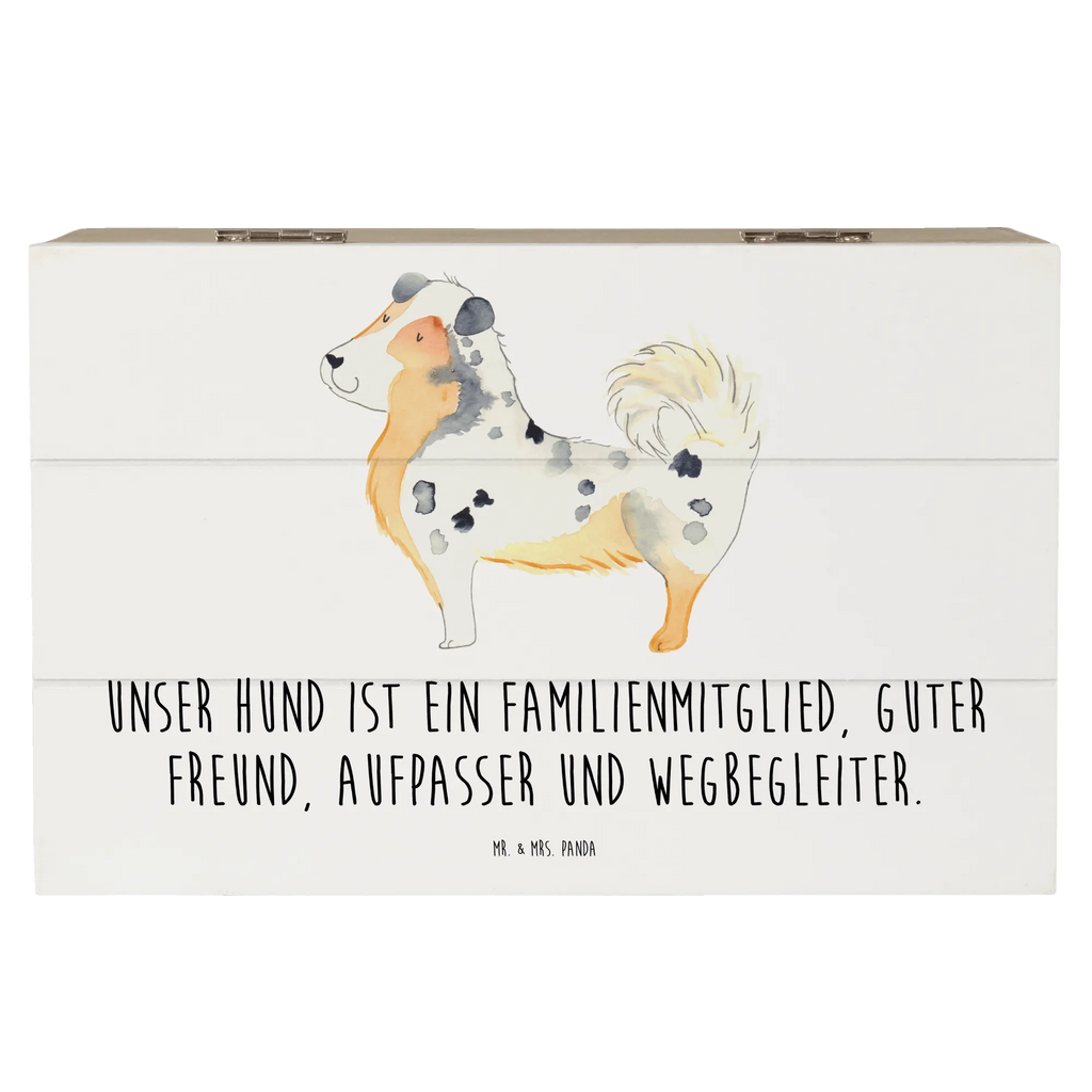 Holzkiste Australien Shepherd Dekokiste, Kiste, Geschenkdose, Geschenkbox, Holzkiste, Erinnerungsbox, Schatulle, Schatzkiste, XXL, Truhe, Erinnerungskiste, Aufbewahrungsbox, Hund, Hundemotiv, Haustier, Hunderasse, Tierliebhaber, Hundebesitzer, Sprüche, Familienhund, Australien Shepherd, Shepherd, Hundeliebe, Spruch