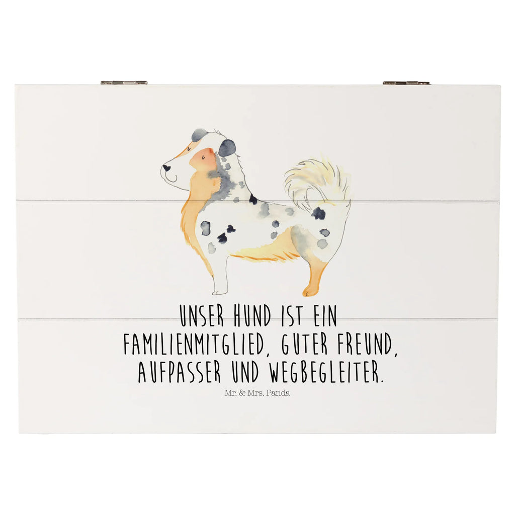 Holzkiste Australien Shepherd Dekokiste, Kiste, Geschenkdose, Geschenkbox, Holzkiste, Erinnerungsbox, Schatulle, Schatzkiste, XXL, Truhe, Erinnerungskiste, Aufbewahrungsbox, Hund, Hundemotiv, Haustier, Hunderasse, Tierliebhaber, Hundebesitzer, Sprüche, Familienhund, Australien Shepherd, Shepherd, Hundeliebe, Spruch
