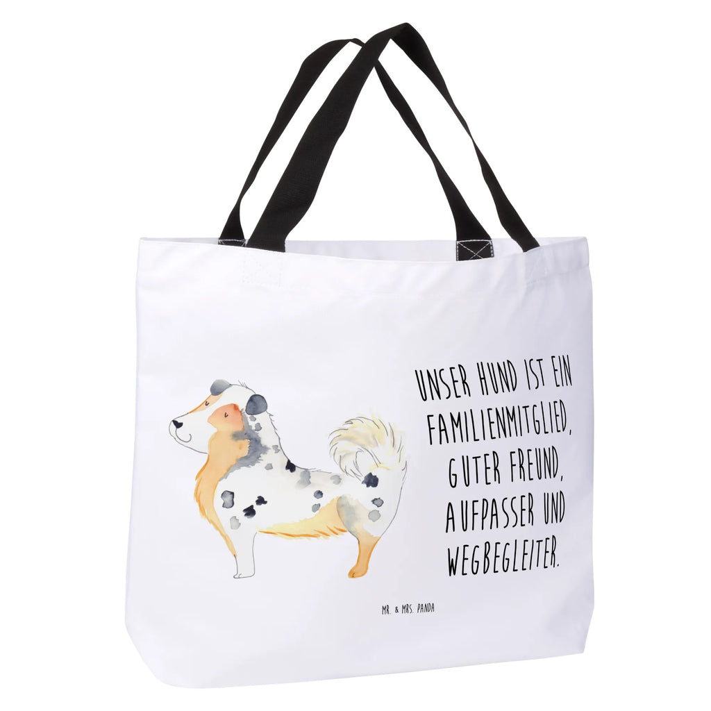 Shopper Dog Australia Shepherd Schultasche, Strandtasche, Schulbeutel, Freizeittasche, XL, Ausflug, Schultertasche, Tüte, Alltagstasche, Stofftasche, XXL Tasche, Einkaufsbeutel, Einkaufstasche, Shopper, Tragebeutel, Beutel, Sprüche, Hund, Hundebesitzer, Hunderasse, Haustier, Tierliebhaber, Hundemotiv, Australien Shepherd, Hundeliebe, Familienhund, Shepherd, Spruch