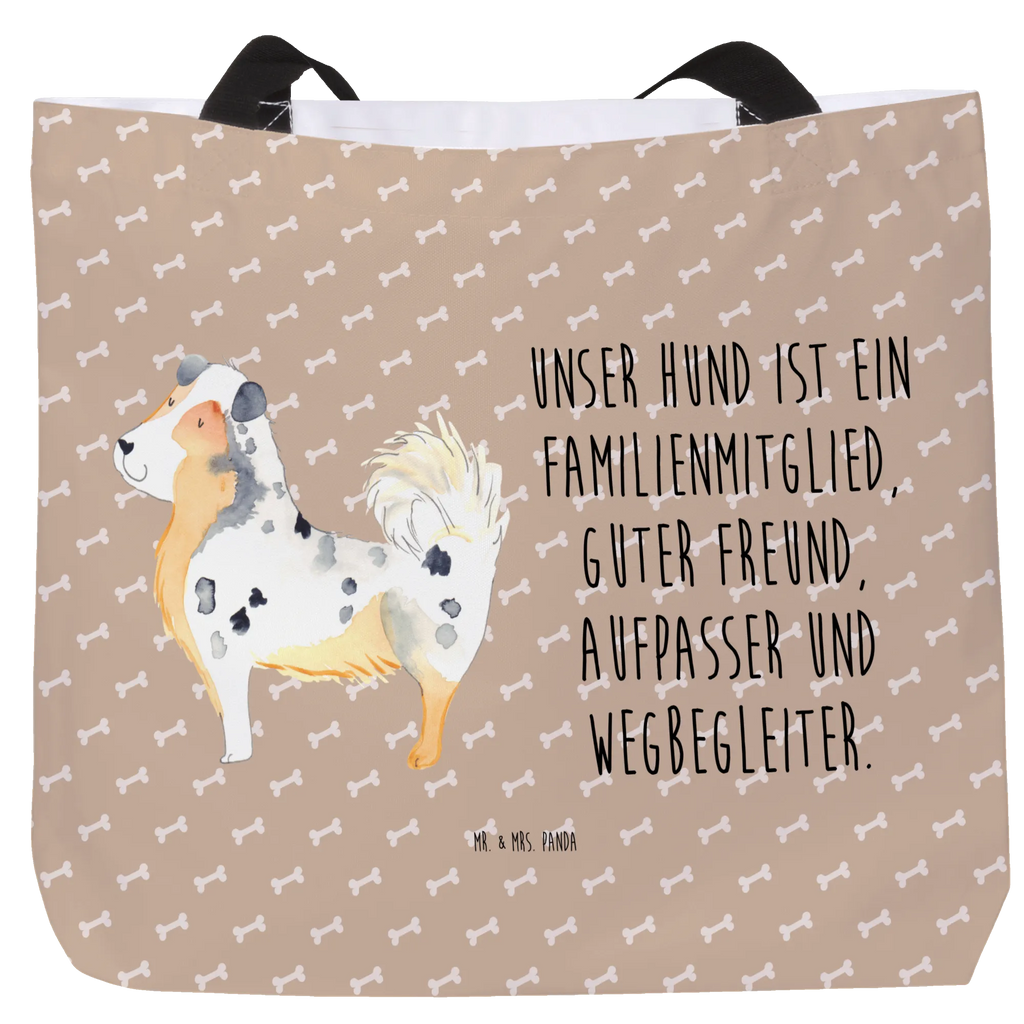Shopper Dog Australia Shepherd Schultasche, Strandtasche, Schulbeutel, Freizeittasche, XL, Ausflug, Schultertasche, Tüte, Alltagstasche, Stofftasche, XXL Tasche, Einkaufsbeutel, Einkaufstasche, Shopper, Tragebeutel, Beutel, Sprüche, Hund, Hundebesitzer, Hunderasse, Haustier, Tierliebhaber, Hundemotiv, Australien Shepherd, Hundeliebe, Familienhund, Shepherd, Spruch