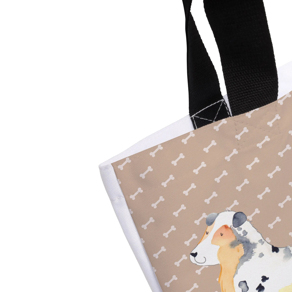 Shopper Dog Australia Shepherd Schultasche, Strandtasche, Schulbeutel, Freizeittasche, XL, Ausflug, Schultertasche, Tüte, Alltagstasche, Stofftasche, XXL Tasche, Einkaufsbeutel, Einkaufstasche, Shopper, Tragebeutel, Beutel, Sprüche, Hund, Hundebesitzer, Hunderasse, Haustier, Tierliebhaber, Hundemotiv, Australien Shepherd, Hundeliebe, Familienhund, Shepherd, Spruch