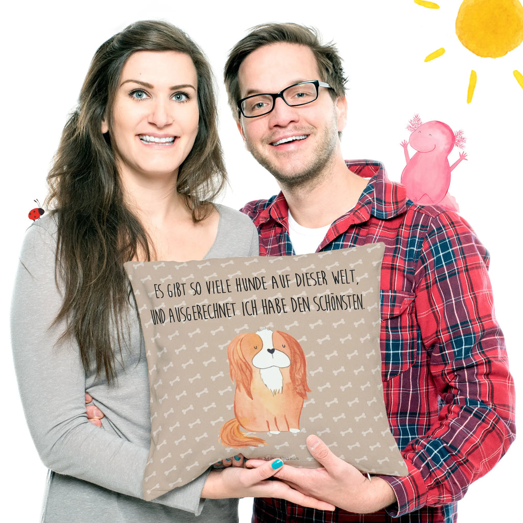 Cushion Dog Cavalier King Charles Spaniel pillows, bedroom, bed, pillow case, 40x40, soft, pad, fluffy, couch, settee, sofa, Pillow, 40 x 40, cushion, dog, mutt, hound, woof, dog mama, dog breed, love dogs, love for dogs, dog decorative items, bag with dog print, funny gifts for dog owners, what do you give a dog lover, Christmas gifts for dogs, gifts for dogs, dog sayings, Dog, Sayings, Cocker Spaniel, Cavalier King Charles Spaniel, most beautiful dog, Spaniel