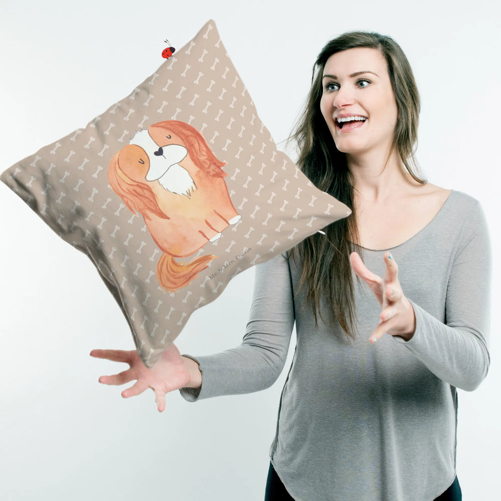 Cushion Dog Cavalier King Charles Spaniel pillows, bedroom, bed, pillow case, 40x40, soft, pad, fluffy, couch, settee, sofa, Pillow, 40 x 40, cushion, dog, mutt, hound, woof, dog mama, dog breed, love dogs, love for dogs, dog decorative items, bag with dog print, funny gifts for dog owners, what do you give a dog lover, Christmas gifts for dogs, gifts for dogs, dog sayings, Dog, Sayings, Cocker Spaniel, Cavalier King Charles Spaniel, most beautiful dog, Spaniel