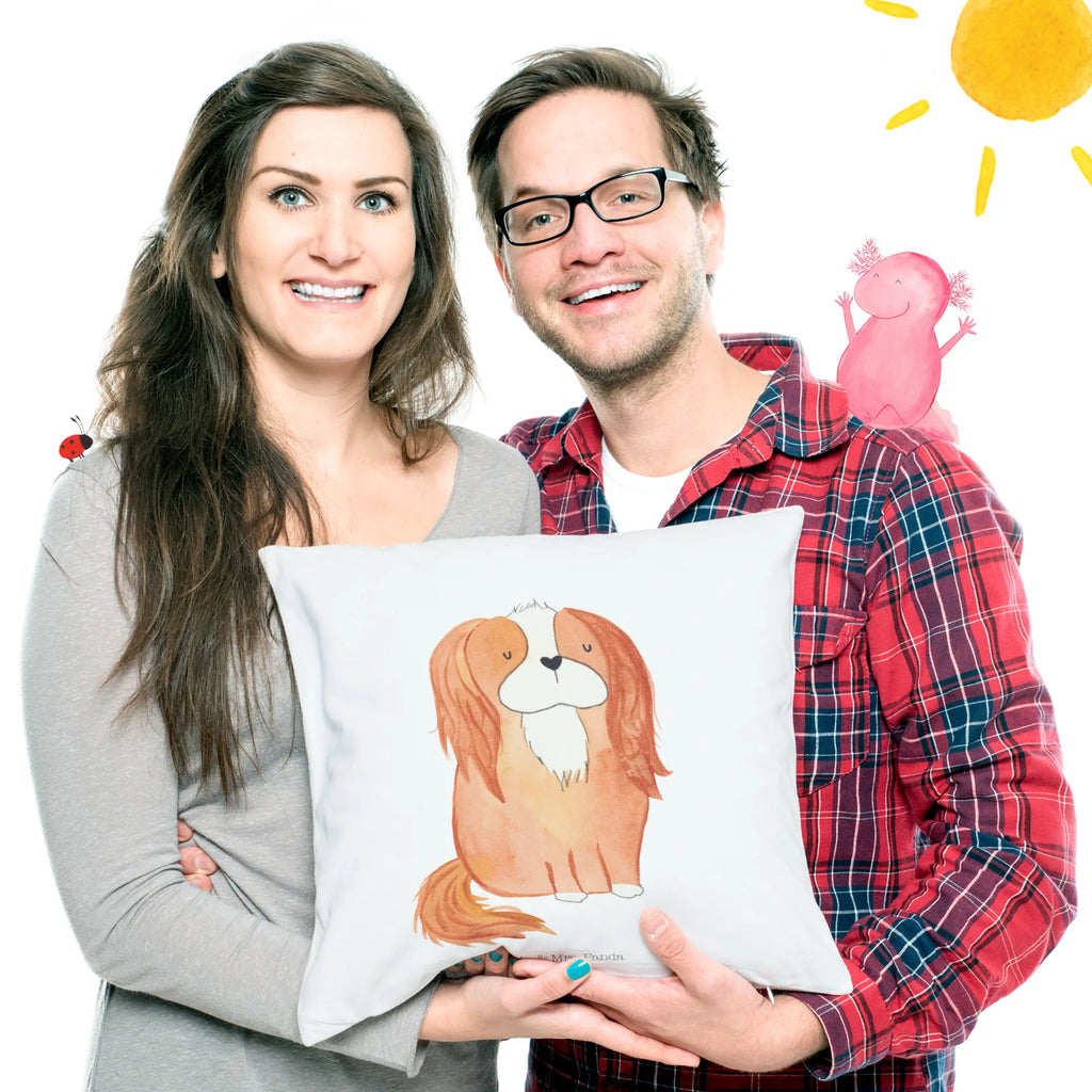 Cushion Dog Cavalier King Charles Spaniel pillows, bedroom, bed, pillow case, 40x40, soft, pad, fluffy, couch, settee, sofa, Pillow, 40 x 40, cushion, dog, mutt, hound, woof, dog mama, dog breed, love dogs, love for dogs, dog decorative items, bag with dog print, funny gifts for dog owners, what do you give a dog lover, Christmas gifts for dogs, gifts for dogs, dog sayings, Dog, Sayings, Cocker Spaniel, Cavalier King Charles Spaniel, most beautiful dog, Spaniel