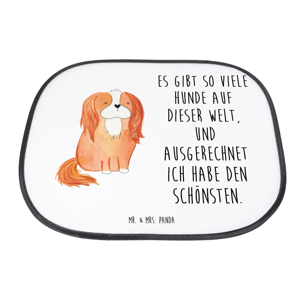 Osłona przeciwsłoneczna do samochodu pies Cavalier King Charles Spaniel Pies, motyw psa, zwierzę domowe, rasa psa, miłośnik zwierząt, właściciel psa, powiedzenia