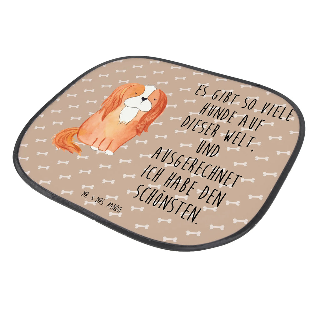 Osłona przeciwsłoneczna do samochodu pies Cavalier King Charles Spaniel Pies, motyw psa, zwierzę domowe, rasa psa, miłośnik zwierząt, właściciel psa, powiedzenia