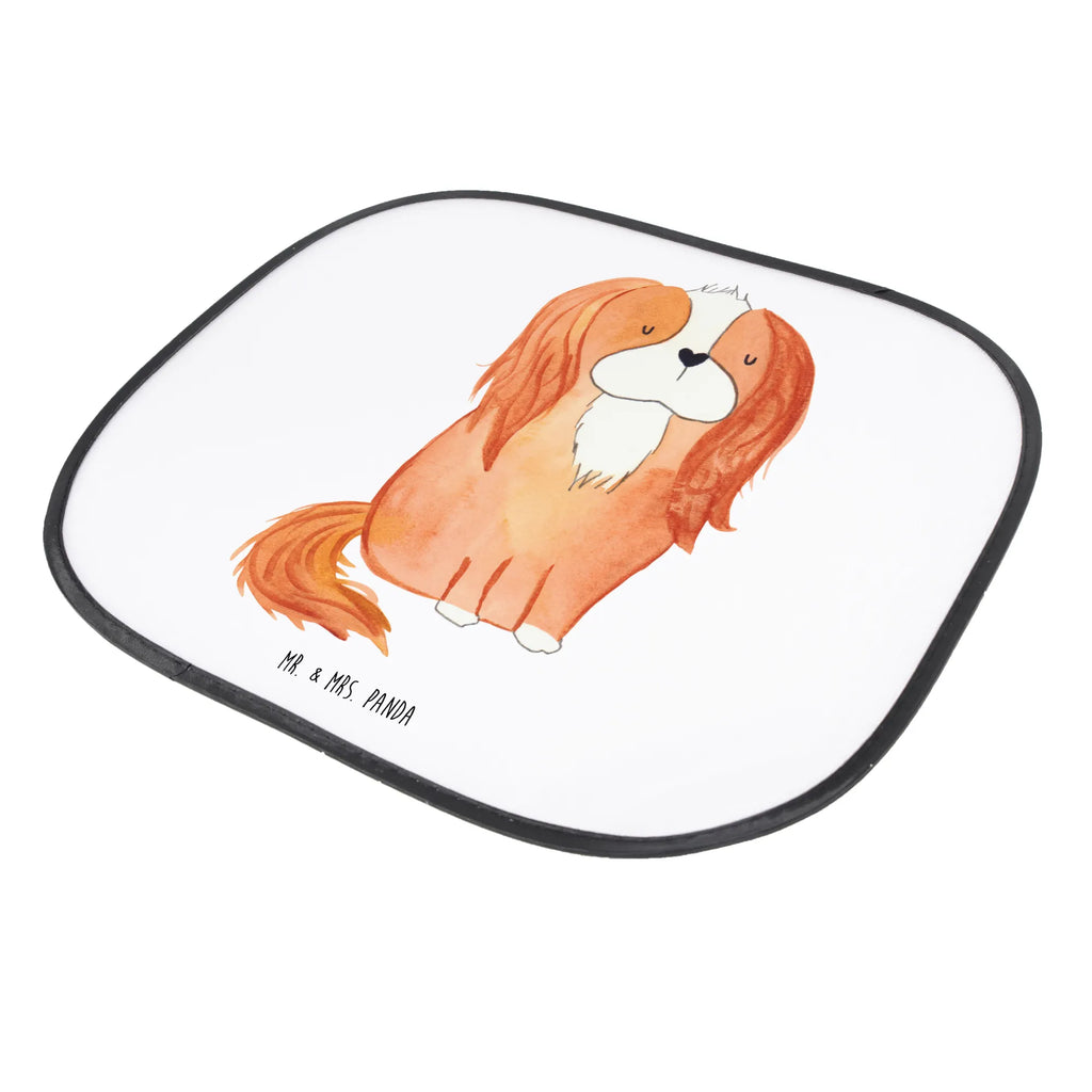 Osłona przeciwsłoneczna do samochodu pies Cavalier King Charles Spaniel Pies, motyw psa, zwierzę domowe, rasa psa, miłośnik zwierząt, właściciel psa, powiedzenia