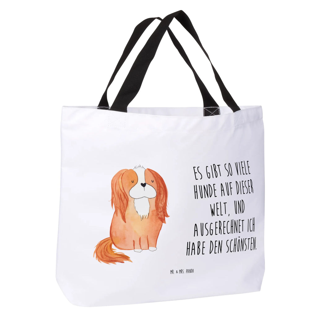 Shopper Hund Cavalier King Charles Spaniel Strandtasche, Ausflug, Einkaufstasche, XL, Freizeittasche, Schulbeutel, Tragebeutel, Schultasche, Alltagstasche, Schultertasche, Stofftasche, Tüte, Einkaufsbeutel, XXL Tasche, Shopper, Beutel, Sprüche, Hund, Hundebesitzer, Hunderasse, Haustier, Tierliebhaber, Hundemotiv, Cavalier King Charles Spaniel, Cockerspaniel, Spruch, Schönster Hund, Spaniel