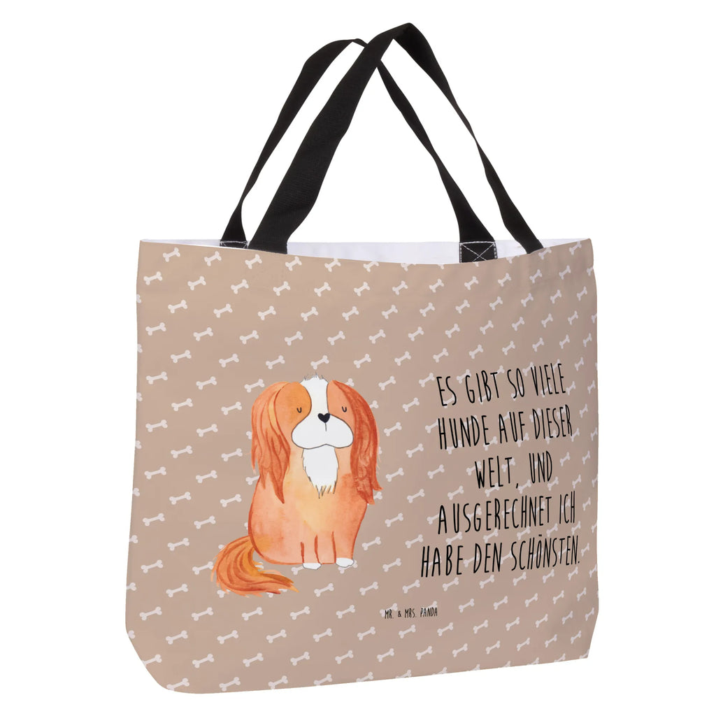 Shopper Hund Cavalier King Charles Spaniel Strandtasche, Ausflug, Einkaufstasche, XL, Freizeittasche, Schulbeutel, Tragebeutel, Schultasche, Alltagstasche, Schultertasche, Stofftasche, Tüte, Einkaufsbeutel, XXL Tasche, Shopper, Beutel, Sprüche, Hund, Hundebesitzer, Hunderasse, Haustier, Tierliebhaber, Hundemotiv, Cavalier King Charles Spaniel, Cockerspaniel, Spruch, Schönster Hund, Spaniel