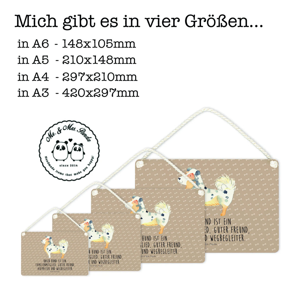 Dekoracyjny znak Pies Owczarek australijski Pies, motyw psa, zwierzę domowe, rasa psa, miłośnik zwierząt, właściciel psa, powiedzenia