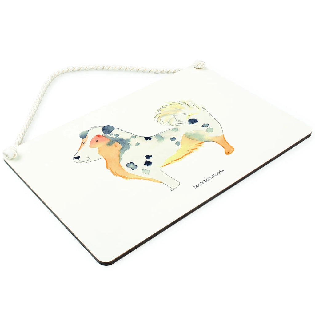 Dekoracyjny znak Pies Owczarek australijski Pies, motyw psa, zwierzę domowe, rasa psa, miłośnik zwierząt, właściciel psa, powiedzenia