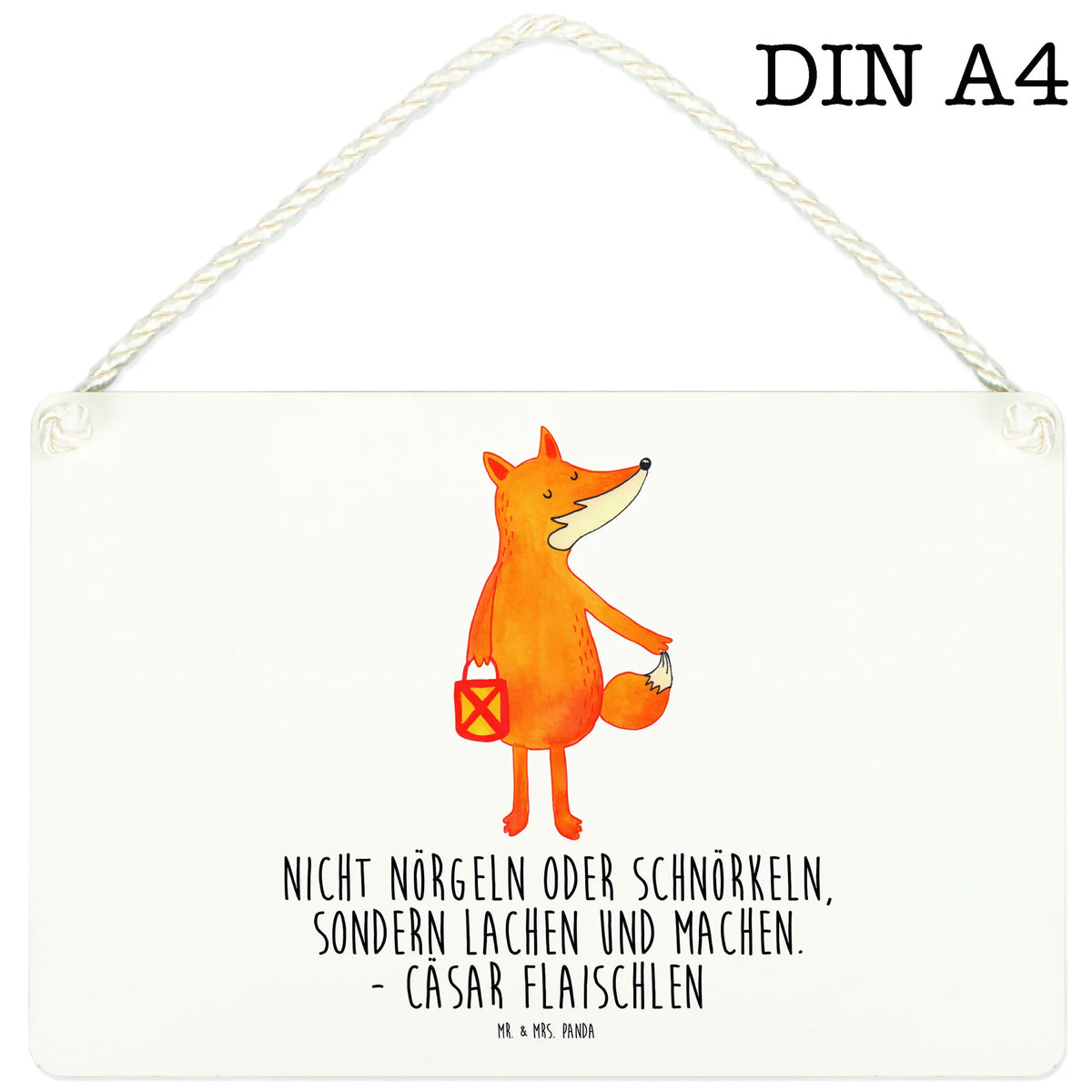 Decorative sign Fox Lantern
