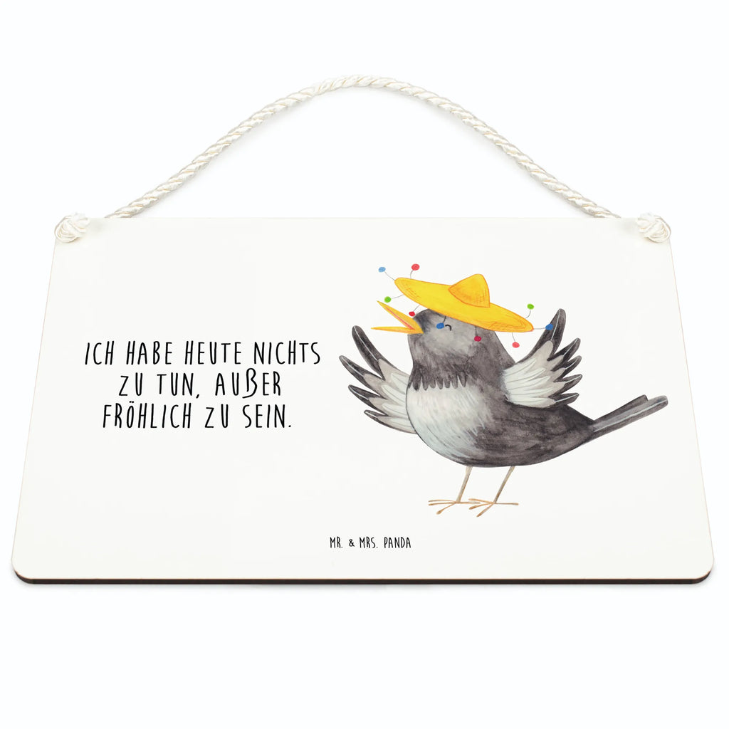 Deko Schild Rabe Sombrero Deko Wandtafel, Badschild, Dekoschild, dekoration schild, Schild, hängeschild, dekotafel, Holzschild, Küchenschild, holzbild, wandhänger, Türschild, Türschild Familie, Holztafel, Wandschild, Schild mit Spruch, Spruchschild, dekoschilder, sprüche schild, Motivschild, Deko Schild, wandtafel, Lustige Sprüche, Tiere, Tiermotive, Gute Laune, Glück Spruch, Froh, glücklich sein, Fröhlich sein, Spruch Positiv, Motivation, Elster, Vögel, Rabe, Vogel