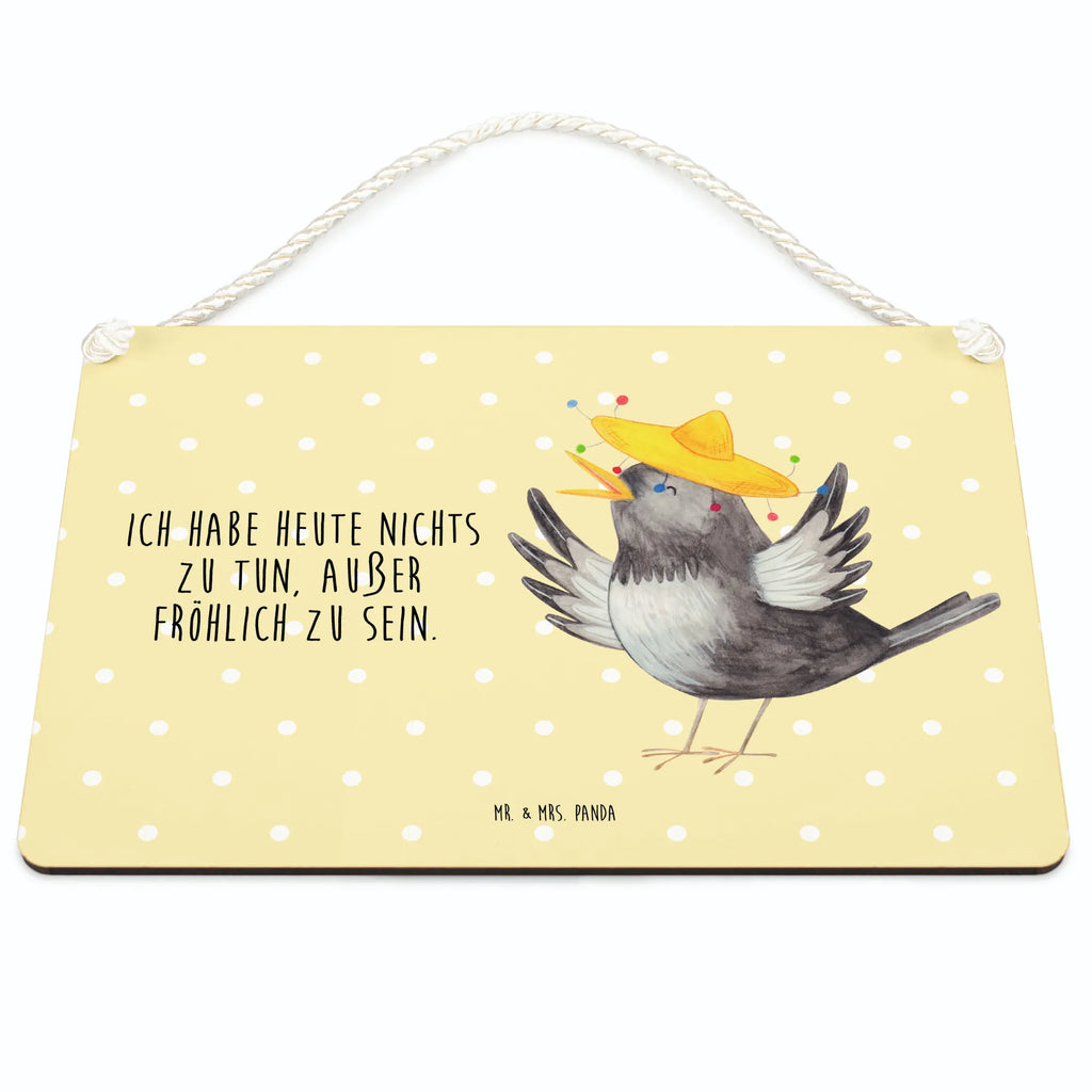 Deko Schild Rabe Sombrero Deko Wandtafel, Badschild, Dekoschild, dekoration schild, Schild, hängeschild, dekotafel, Holzschild, Küchenschild, holzbild, wandhänger, Türschild, Türschild Familie, Holztafel, Wandschild, Schild mit Spruch, Spruchschild, dekoschilder, sprüche schild, Motivschild, Deko Schild, wandtafel, Lustige Sprüche, Tiere, Tiermotive, Gute Laune, Glück Spruch, Froh, glücklich sein, Fröhlich sein, Spruch Positiv, Motivation, Elster, Vögel, Rabe, Vogel