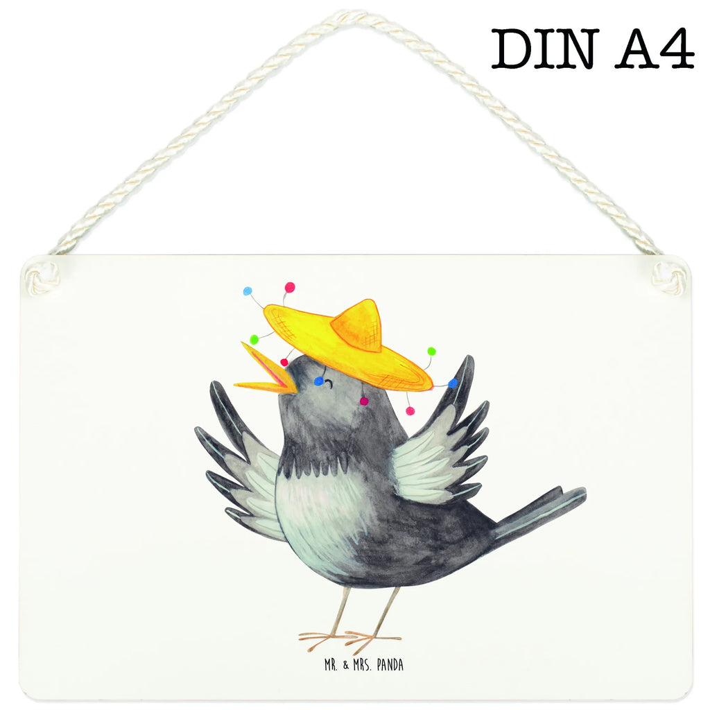 Deko Schild Rabe Sombrero Deko Wandtafel, Badschild, Dekoschild, dekoration schild, Schild, hängeschild, dekotafel, Holzschild, Küchenschild, holzbild, wandhänger, Türschild, Türschild Familie, Holztafel, Wandschild, Schild mit Spruch, Spruchschild, dekoschilder, sprüche schild, Motivschild, Deko Schild, wandtafel, Lustige Sprüche, Tiere, Tiermotive, Gute Laune, Glück Spruch, Froh, glücklich sein, Fröhlich sein, Spruch Positiv, Motivation, Elster, Vögel, Rabe, Vogel