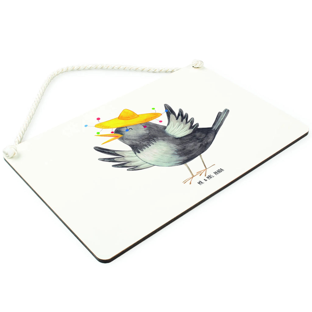 Deko Schild Rabe Sombrero Deko Wandtafel, Badschild, Dekoschild, dekoration schild, Schild, hängeschild, dekotafel, Holzschild, Küchenschild, holzbild, wandhänger, Türschild, Türschild Familie, Holztafel, Wandschild, Schild mit Spruch, Spruchschild, dekoschilder, sprüche schild, Motivschild, Deko Schild, wandtafel, Lustige Sprüche, Tiere, Tiermotive, Gute Laune, Glück Spruch, Froh, glücklich sein, Fröhlich sein, Spruch Positiv, Motivation, Elster, Vögel, Rabe, Vogel