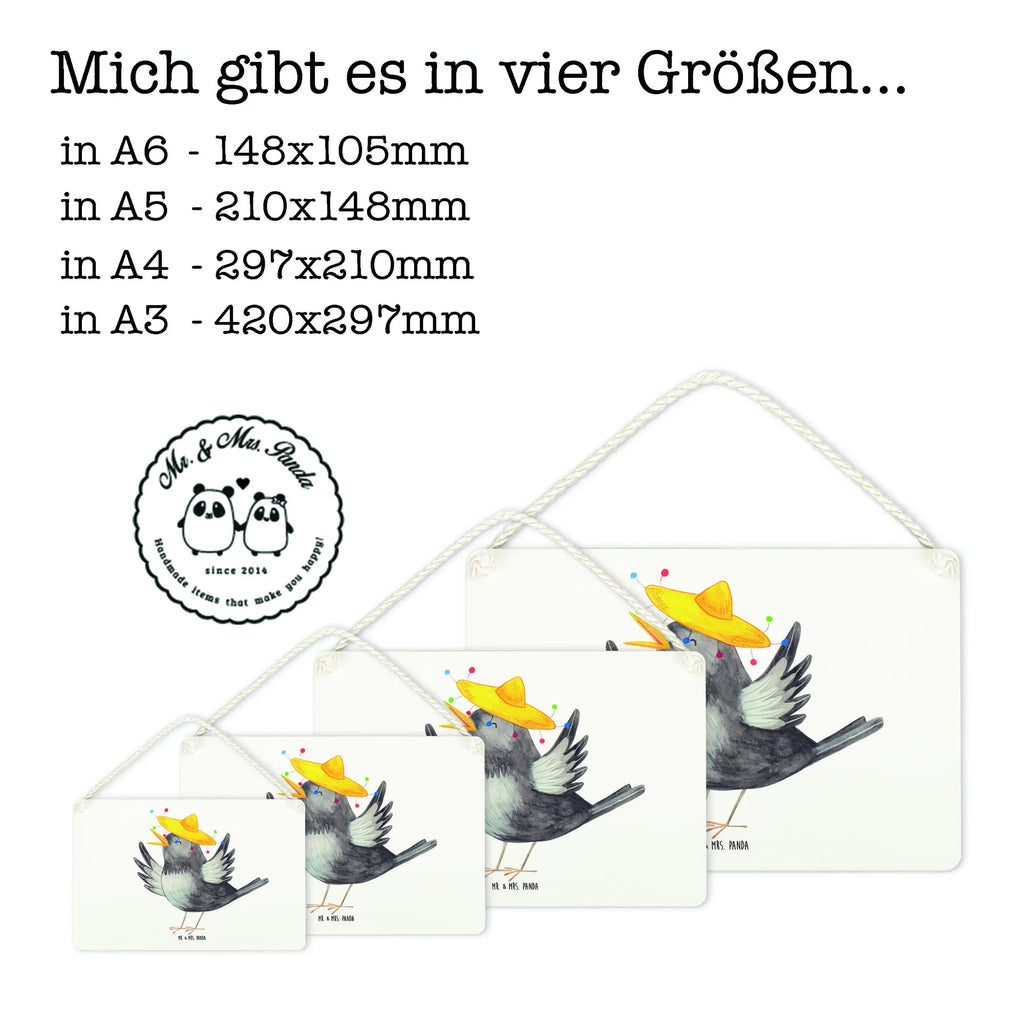 Deko Schild Rabe Sombrero Deko Wandtafel, Badschild, Dekoschild, dekoration schild, Schild, hängeschild, dekotafel, Holzschild, Küchenschild, holzbild, wandhänger, Türschild, Türschild Familie, Holztafel, Wandschild, Schild mit Spruch, Spruchschild, dekoschilder, sprüche schild, Motivschild, Deko Schild, wandtafel, Lustige Sprüche, Tiere, Tiermotive, Gute Laune, Glück Spruch, Froh, glücklich sein, Fröhlich sein, Spruch Positiv, Motivation, Elster, Vögel, Rabe, Vogel