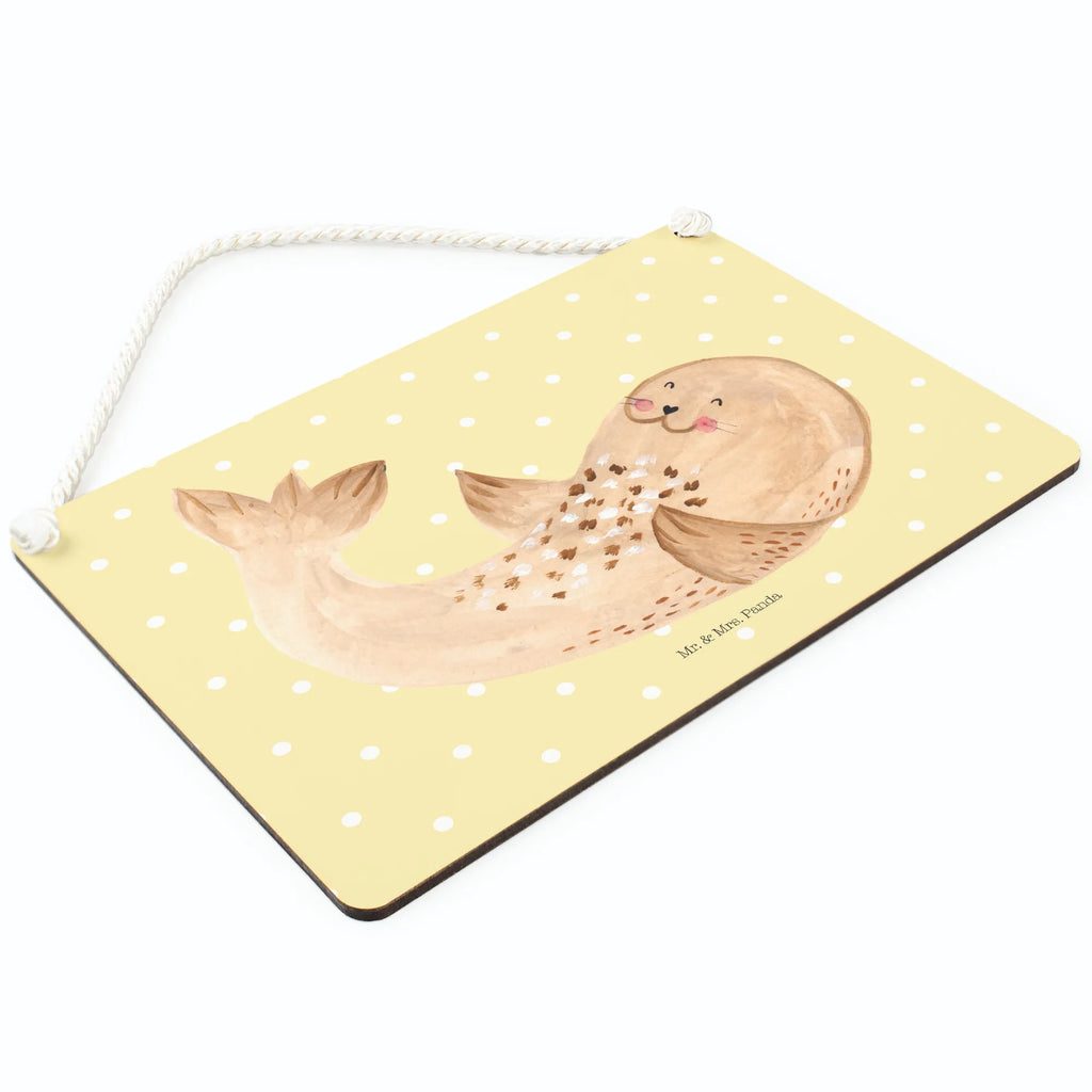 Decorative sign seal Lay small animals, cute, funny, cute animal motives, hand drawn, small world, funny sayings, good mood, happy, gifts, gift ideas, special gifts, animal lover, card, Baltic Sea, seals, sea animal, North Sea, beach, joy, Seal, seal, laughter