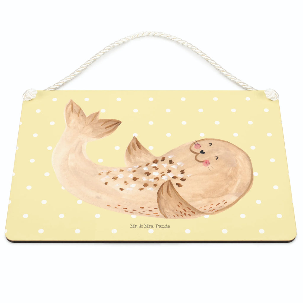 Decorative sign seal Lay small animals, cute, funny, cute animal motives, hand drawn, small world, funny sayings, good mood, happy, gifts, gift ideas, special gifts, animal lover, card, Baltic Sea, seals, sea animal, North Sea, beach, joy, Seal, seal, laughter