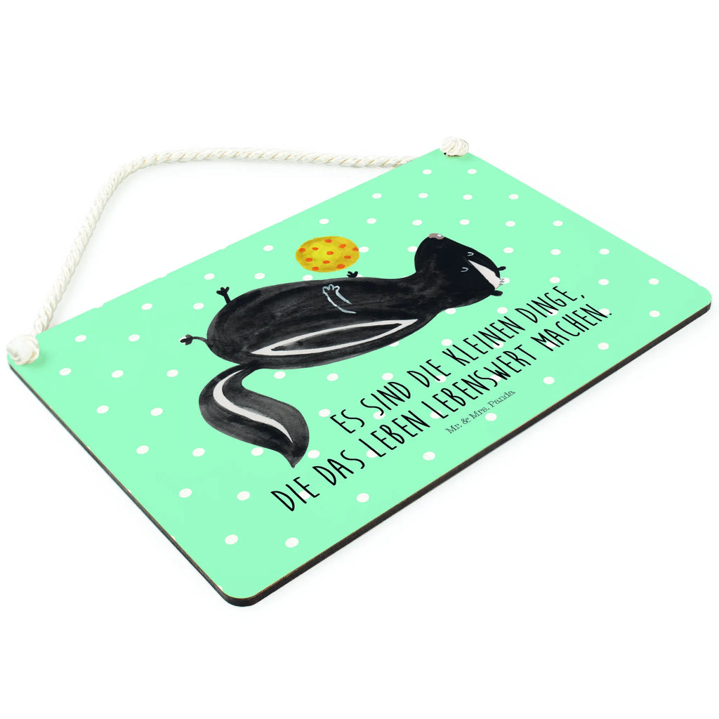 Decorative sign skunk ball Schild, hängeschild, Badschild, wandtafel, Dekoschild, Küchenschild, Türschild Familie, dekoschilder, Holzschild, sprüche schild, Schild mit Spruch, Motivschild, dekoration schild, holzbild, Deko Schild, dekotafel, wandhänger, Deko Wandtafel, Spruchschild, Türschild, Wandschild, Holztafel, Skunk, Stinktier, Stinker, Wildtier, Verspielt, Stinki, Raubtier, Weisheit