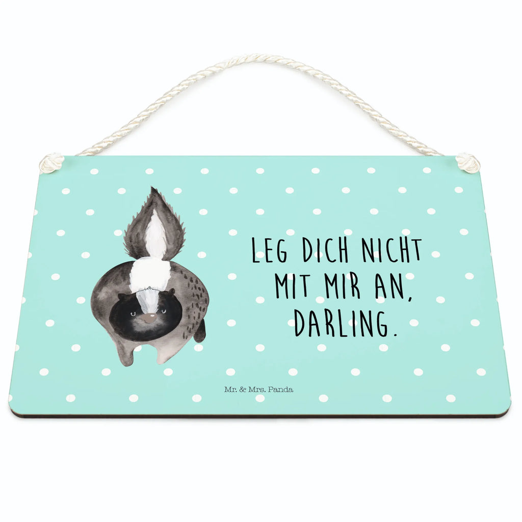 Dekoracyjny znak skunks atak Stinktier, Skunk