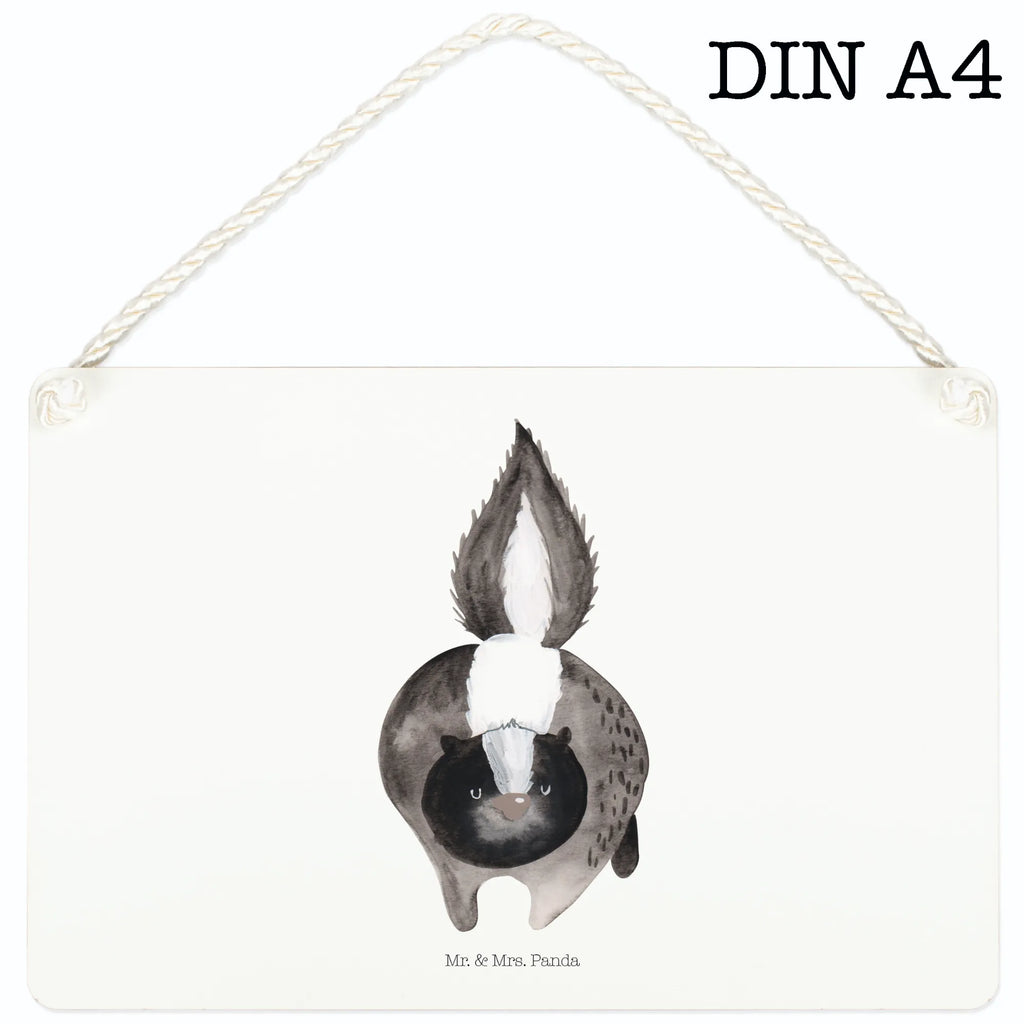 Dekoracyjny znak skunks atak Stinktier, Skunk
