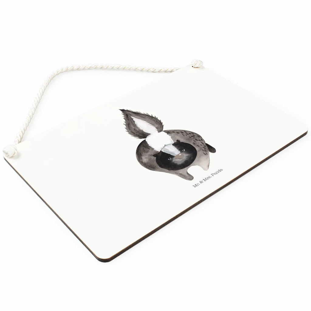 Dekoracyjny znak skunks atak Stinktier, Skunk