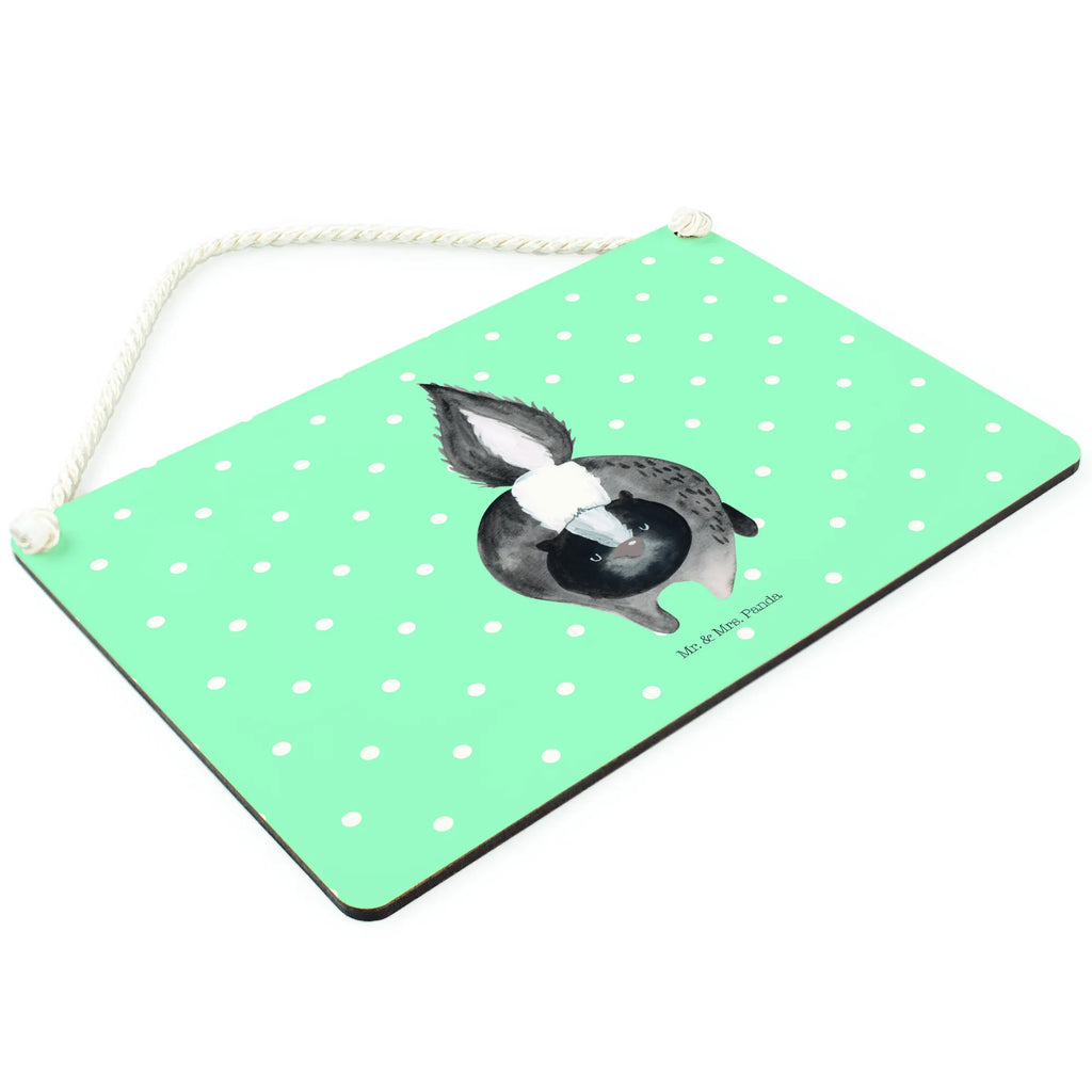 Dekoracyjny znak skunks atak Stinktier, Skunk