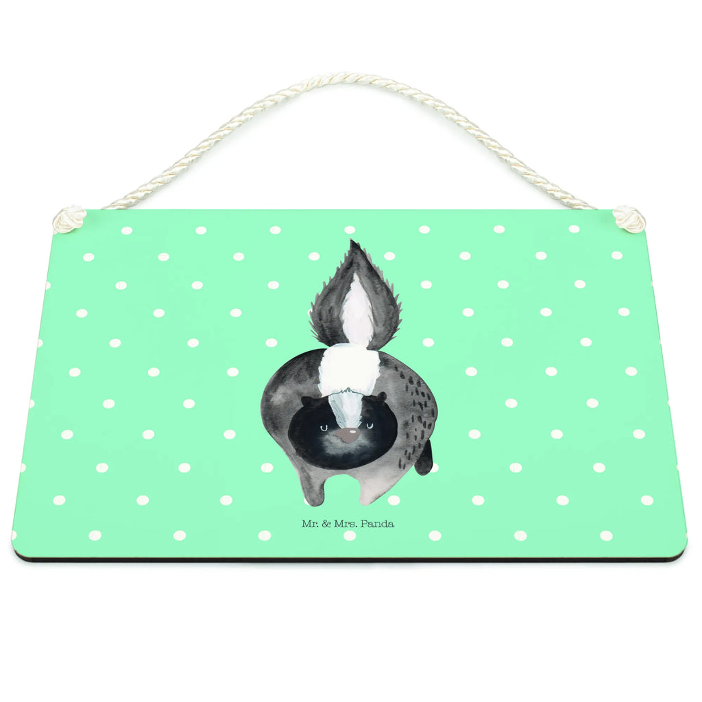 Dekoracyjny znak skunks atak Stinktier, Skunk