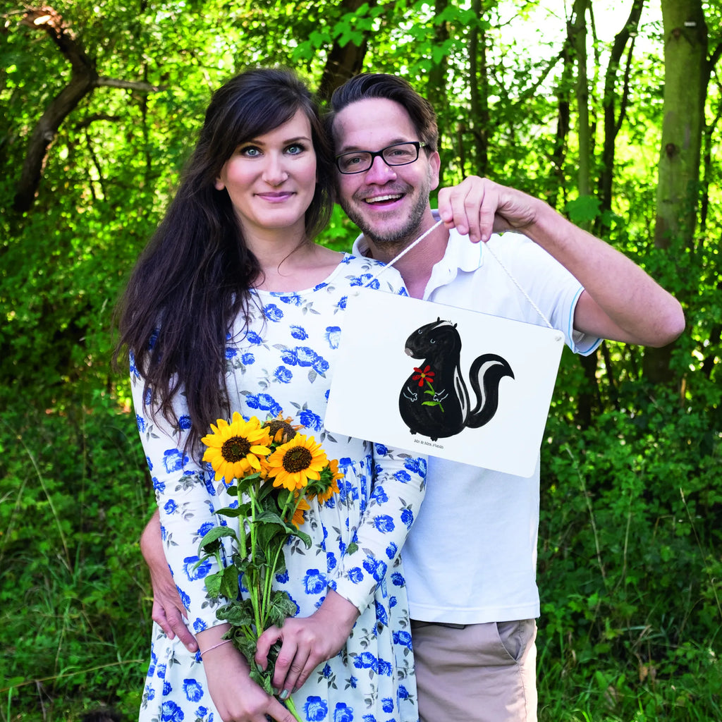 Dekoracyjny znak skunks kwiat dekotafel, Türschild, Motivschild, Holzschild, sprüche schild, Küchenschild, dekoschilder, Schild mit Spruch, dekoration schild, Holztafel, Deko Wandtafel, Schild, Türschild Familie, Badschild, Dekoschild, wandtafel, Spruchschild, Deko Schild, holzbild, hängeschild, Wandschild, wandhänger, Skunk, Stinktier, Raubtier, Wildtier, Verträumt, Stinki, Träume, Stinker, Dreams, Tagträumer