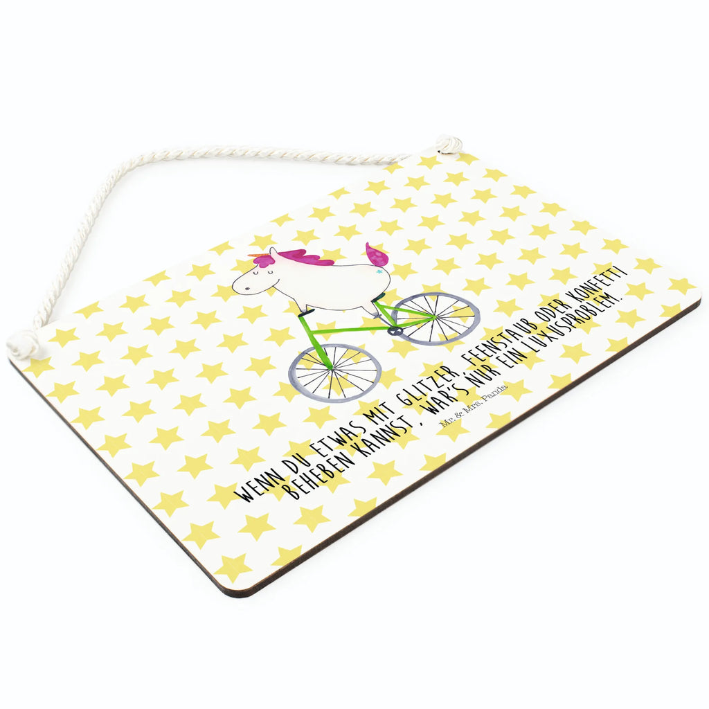 Dekoracyjny znak Jednorożec Rowerzysta Holztafel, Badschild, Türschild Familie, Dekoschild, Holzschild, Motivschild, dekoration schild, Wandschild, wandtafel, dekoschilder, holzbild, Spruchschild, Schild mit Spruch, Deko Wandtafel, dekotafel, hängeschild, wandhänger, Küchenschild, sprüche schild, Türschild, Deko Schild, Schild, Unicorn, Einhorn, Einhörner, Einhorn Deko, Rad, Feenstaub, Bike, Kummer, Radfahren, Luxusproblem, Konfetti, Liebeskummer, Radfahrer