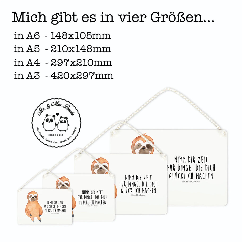 Decorative sign sloth Satisfied Sloth, sloth, trend animal, happy, break, relax, contented, favorite animal, happiness, lazy