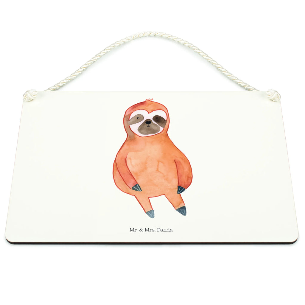 Decorative sign sloth Satisfied Sloth, sloth, trend animal, happy, break, relax, contented, favorite animal, happiness, lazy