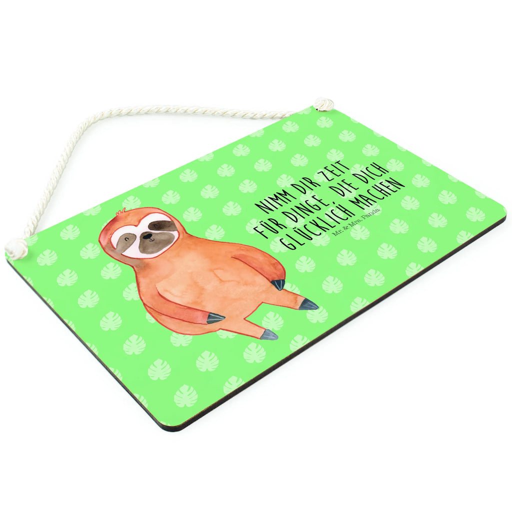 Decorative sign sloth Satisfied Sloth, sloth, trend animal, happy, break, relax, contented, favorite animal, happiness, lazy
