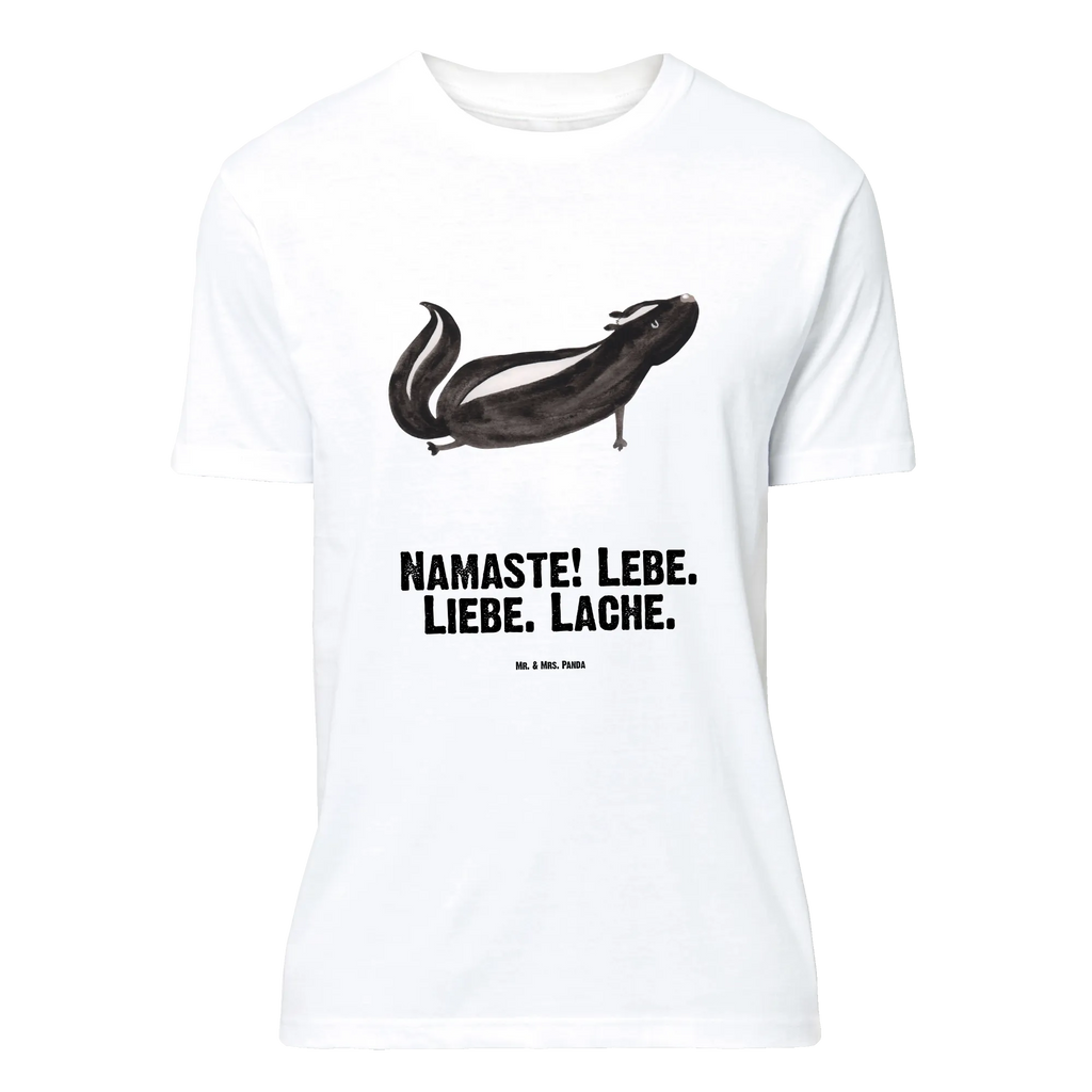 T-shirt skunk yoga Junggesellenabschied, T-Shirt mit Spruch, Schlafshirt, Damen, Herrn, Nachthemd, T-Shirt, Geburstag, Shirt, Tshirt, Lustiges T-Shirt, Jubiläum, Skunk, Stinktier, Liebe, Stinki, Stinker, Yoga, Wildtier, Raubtier, Namaste, Lache, Lebe