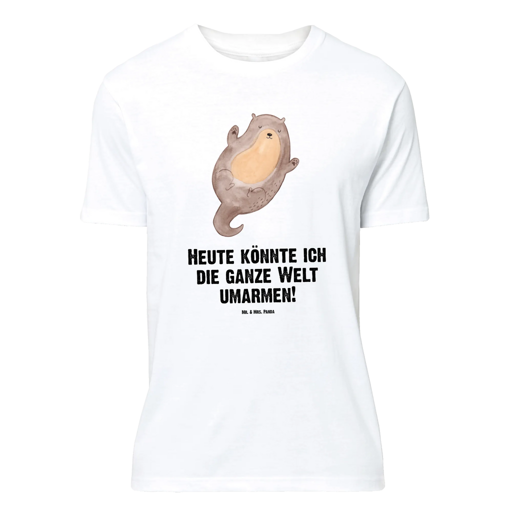 T-shirt otter Embrace Shirt, T-shirt, otter, marten, sea otter, European otter, water mammal, aquatic animal, baby otter, predator, water, otter gifts, animal lover, gift ideas for animal lovers, animal, mammal, water animal, gifts for people in love, Otter Sea Otter Lake Otter