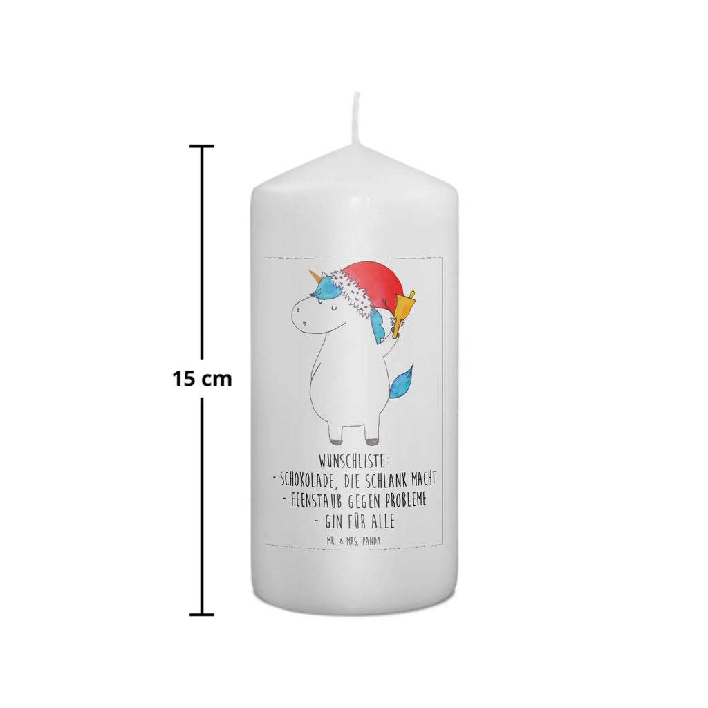 Candle unicorn Santa Claus Kerze, Taufkerze, Kommunionskerze, Geburtstagskerze, Geschenk Kerze, Taufgeschenk Kerze, Kerze mit Druck, Besondere Kerze, Geschenkidee Kerze, Kerze für Kommunion, Geburtstag Kerze, Kommunion Kerze, Einhorn, Einhörner, Einhorn Deko, Unicorn, Gin, Schokolade, Schoki, Weihnachten, Weihnachtsmann, Nikolaus, Wunschzettel, Wunschliste, Feenstaub