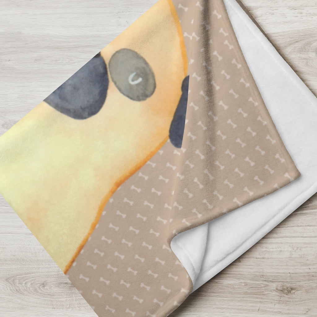 Kocyk dla niemowląt Mops Pies, motyw psa, zwierzę domowe, rasa psa, miłośnik zwierząt, właściciel psa, powiedzenia